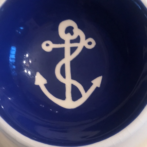 Chip/Dip Serving Bowl- Nautical Design by dei Dennis East - Picture 3 of 9